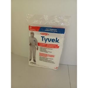 DuPont Tyvek Medium Painters Coverall with Hood and Boots Breathable Asbestos